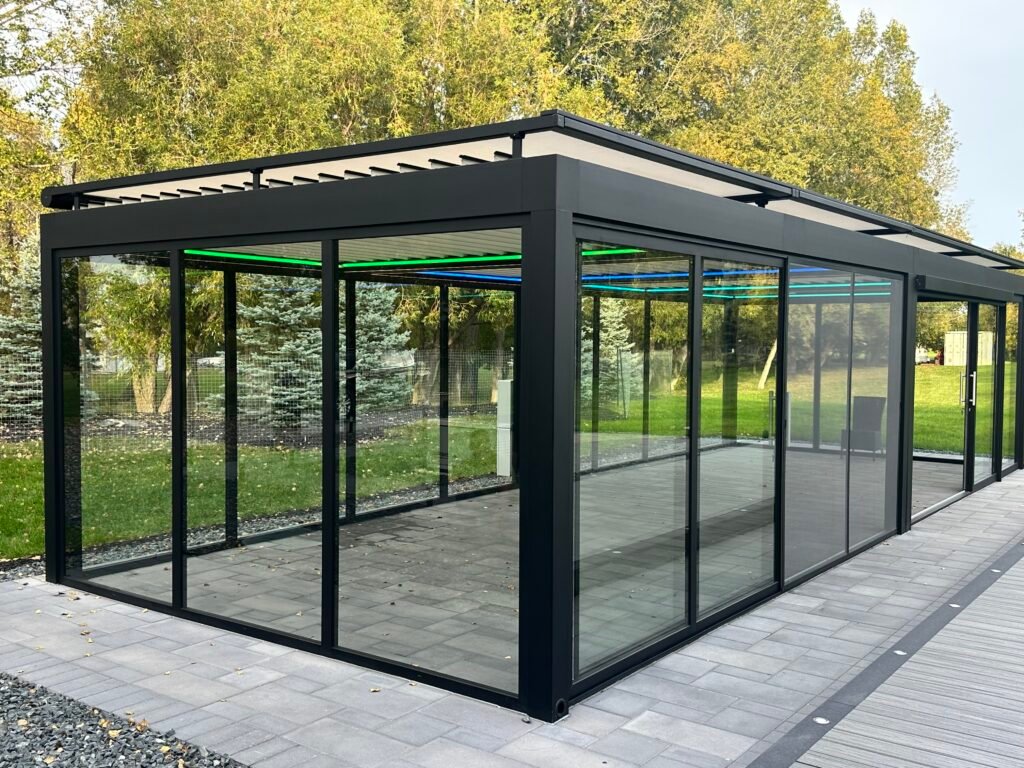 Winnipeg Modern Aluminum Pergola