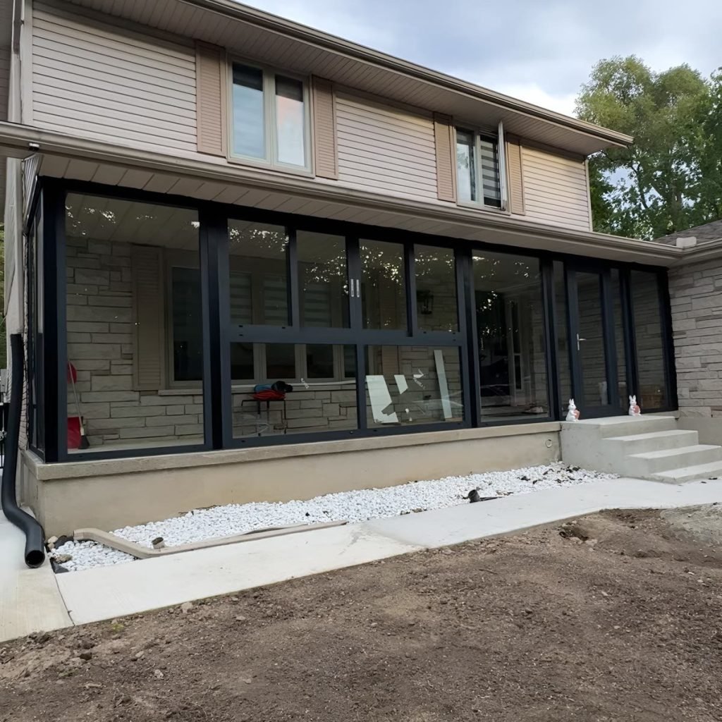 Kitchener Sliding Glass Porch Enclosure