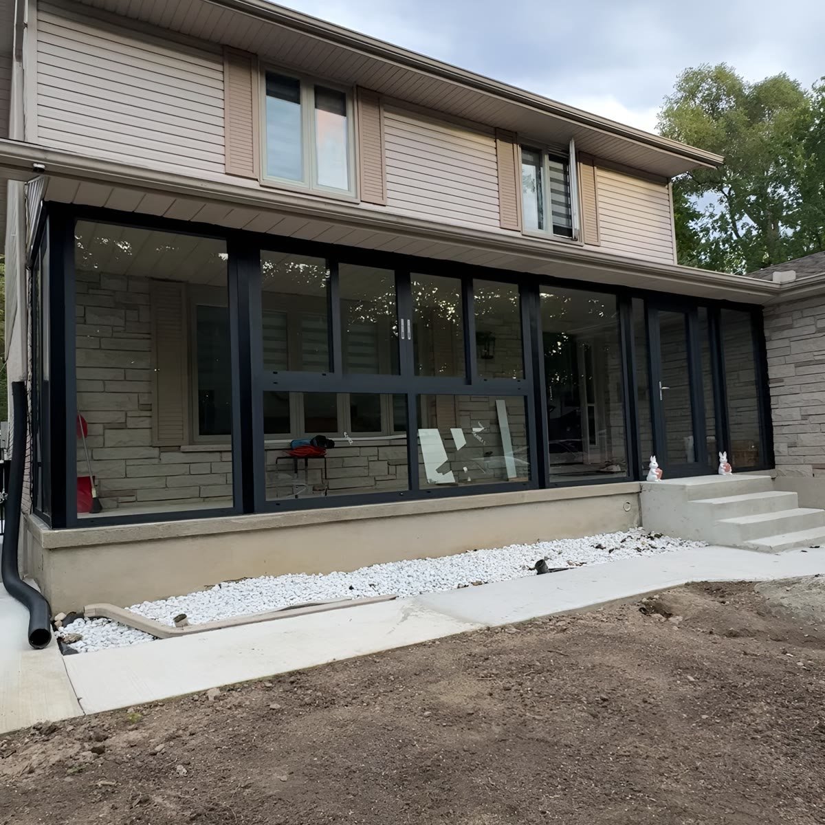 Kitchener Sliding Glass Porch Enclosure
